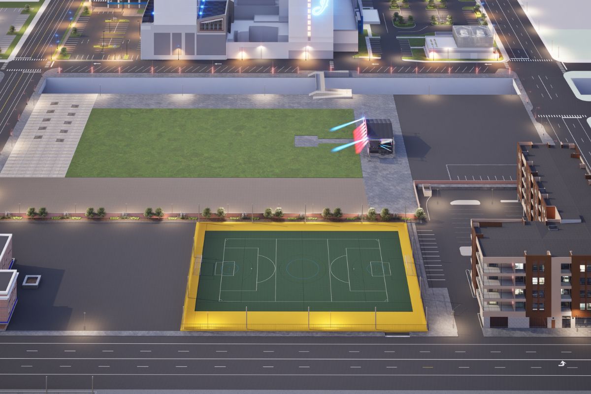 Downtown Reno soccer venue